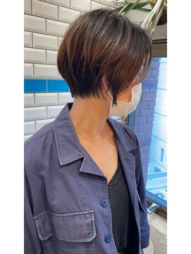 シー バイ ロンド 新宿(Sea by Lond) アースカラー/ショートボブ/韓国/韓国ヘア