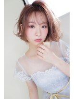 ウォークヘアーグロウ(Walk hair grow)&nbsp;ピンクベージュ×ガーリーボブ