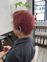 ベルヘアーデザイン 堺東(Belle hair Design)&nbsp;全頭ブリーチ/レッド