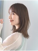 ミディアムレイヤーカット/ヘアセット/インナーカラー/髪質改善