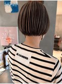 ミニボブ/ショート/ショートヘア/前下がりボブ/ぱつっとボブ