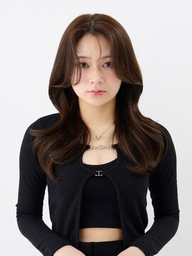 ハピネス 梅田茶屋町店(HAPPINESS) 韓国くびれロング レイヤーオルチャン小顔前髪 艶髪