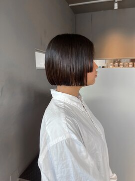 ヘアーエスクールシーユー 枚方T-SITE店(hair S.COEUR×Cu) ボブ