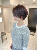 絶壁解消/ひし形/くびれ/大人ショートボブ/60代50代40代