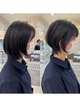 マージュ ギンザ(marju GINZA) ショートは後頭部の丸み位置が大切！