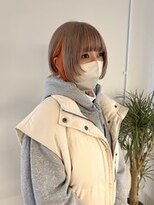 ニコ シモノセキ(NIKO Shimonoseki) インナーカラーオレンジ・ホワイトベージュ