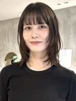 ハウ 心斎橋(how)&nbsp;フレンチカジュアル大人美人小顔束感ウルフパーマミニウルフ