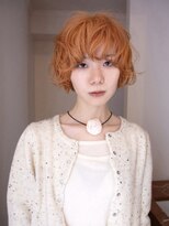 ユルク(JURK nagoya)&nbsp;【TAIKI NOGUCHI】オレンジ×カーリーボブ