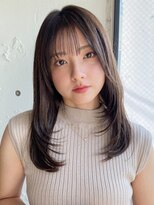 エトラ 渋谷店(etora)&nbsp;小顔 フェミニンロング メルティーカラー 似合わせカット"