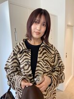 スペシャルオオサカ 難波店(Special OSAKA)&nbsp;外ハネボブ/ブリーチなしチェリーブラウン