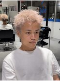 スパイキーショートハイトーンショートメンズショート