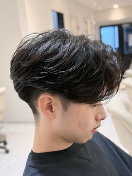 バース 梅田中崎町店(BIRTH) フェザーパーマ ニュアンスパーマ 曲がる縮毛矯正