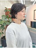イメチェン/ホワイトブロンド/外ハネボブ/美髪/栄/矢場町c99