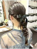 ALMO◎結婚式ヘアアレンジ【編みおろし】