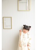 七五三アップヘアスタイル