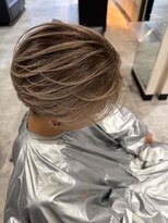 エイチ(H) xメンズバレイヤージュ/ブルーブラック/韓国マッシュ