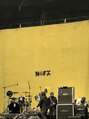 ボーンブライト(born bright)&nbsp;学生の時から大好きなNOFXのライブを最前で見ました！！