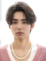 オーシャントーキョーオーバー(OCEAN TOKYO OVER) 韓国ツーブロックニュアンスフェザーダウンパーマセンターパート