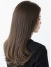 【美髪：ツヤ髪】 カット＋縮毛矯正+ツヤ髪カラー＋カシミヤトリートメント 