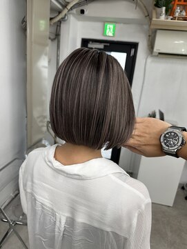 ジルブラン 京都(JIL BLAN) ハイライトバレイヤージュダブルカラーケアブリーチ20代30代