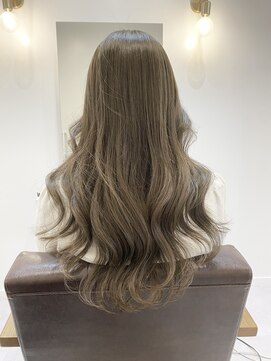 アグ ヘアー ベルス 大谷店(Agu hair BELLUS) ロングレイヤー オリーブベージュ