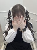 【ヘアメ】王道ツインテ*編みおろしツイン×ハートヘア*新井