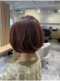 20代30代40代◎似合わせカットデザインカラー暗めカラーボブ