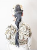 ＃成人式＃着付け#ヘアセット