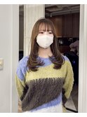ロングレイヤー / ベージュ