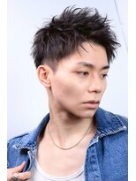 ルーシー 川越(LUCEY)&nbsp;センターパートフェザーパーマシャドウパーマメンズパーマ