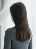 清楚系大人ストレート20代30代40代◎前髪あり艶髪ロングヘア越谷