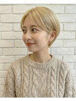 ビランチェ 池袋(bilancia)&nbsp;くびれショート/ブロンド/ベージュ/ショートヘア