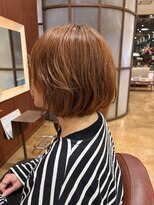 ジュール ドゥJour doux ディレクター今嶋 ボブ ゆるめパーマ 切りっぱなしボブ