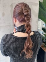 キリ 逗子(kiri) 逗子葉山編みおろし結婚式ポニーテールくるりんぱ二次会式典R45