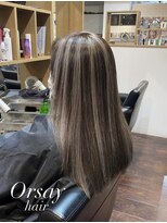 美容室オルセー コントラストハイライト