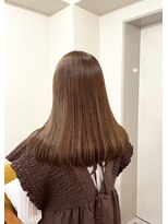 イチエ(icie)&nbsp;マロンベージュカラー×ロングスタイル
