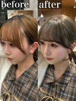 ヴィヴィッド オモテサンドウ(ViViD omotesando)&nbsp;《表参道》小顔見えNo.1！コテ巻き韓国風顔まわりレイヤーカット