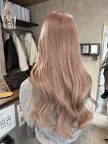 リエンス(RIENS)&nbsp;【RIENS】ピンクベージュ×ゆる巻きロング