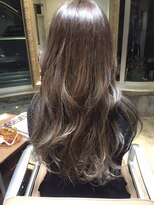 サロンドミルク 原宿(salon de MiLK)&nbsp;シースルーハイライト×ブルージュカラー