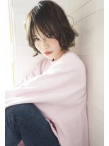 ネオリーブ チロル 横浜西口店(Neolive CiroL.) モノトーンカラー×うざバング