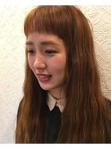 オン眉×longhair