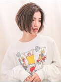 大人可愛い　フラットショート 「横浜/縮毛矯正/髪質改善」