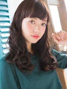 エリア(area) 【area本店 西大島】無造作 カール バング セミディ☆