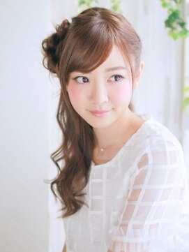ヘアメイク ナル(hair make nalu) ロングヘアーに人気のパーティーアップスタイル