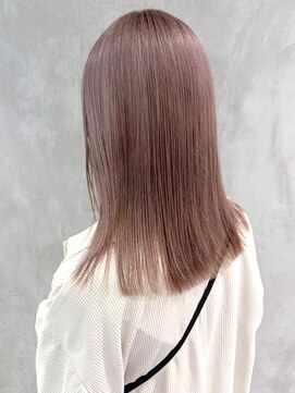 アイティー バイ アルバム 浦和店(IT by ALBUM) ピンクパープル_クールショートピンクベージュボブルフ_ba308722