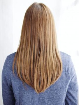 ナル 白山神社参道通り店(nalu) かきあげバングのナチュラルロング