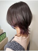 《kaito》ショートウルフ × インナーベリーピンク☆