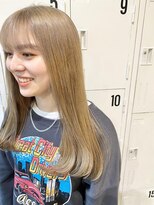 クリアーオブヘアー 栄南店(CLEAR of hair)&nbsp;ブリーチあり！ミルクティーベージュ