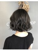 透け感ダークグレージュ