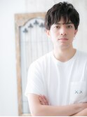 ≪mod's men≫ラフなニュアンスパーマ☆くせ毛ショートM